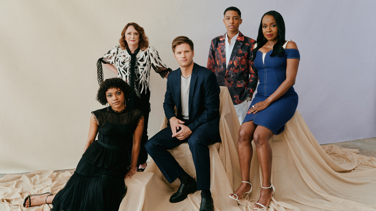 First Time Tony Nominee Shoot - Gabby Beans - Rachel Dratch - Michael Oberholtzer - Myles Frost - Jeannette Bayardelle - 6/22 - Emilio Madrid for Broadway.com